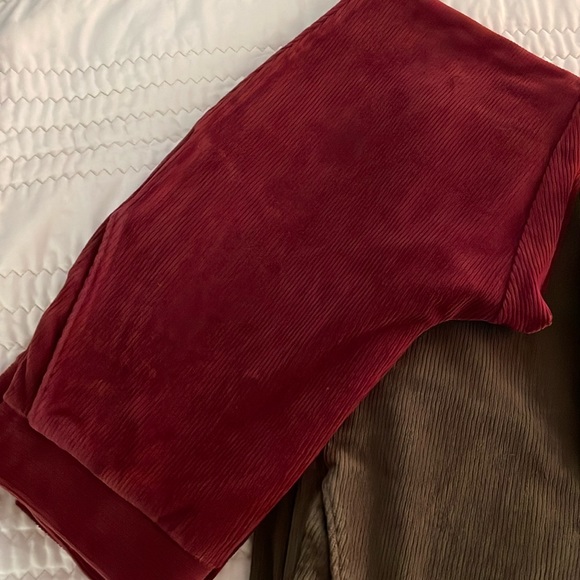 Lands’ End Bundle Pull On Corduroy Pants Leggings Small - Picture 2 of 8